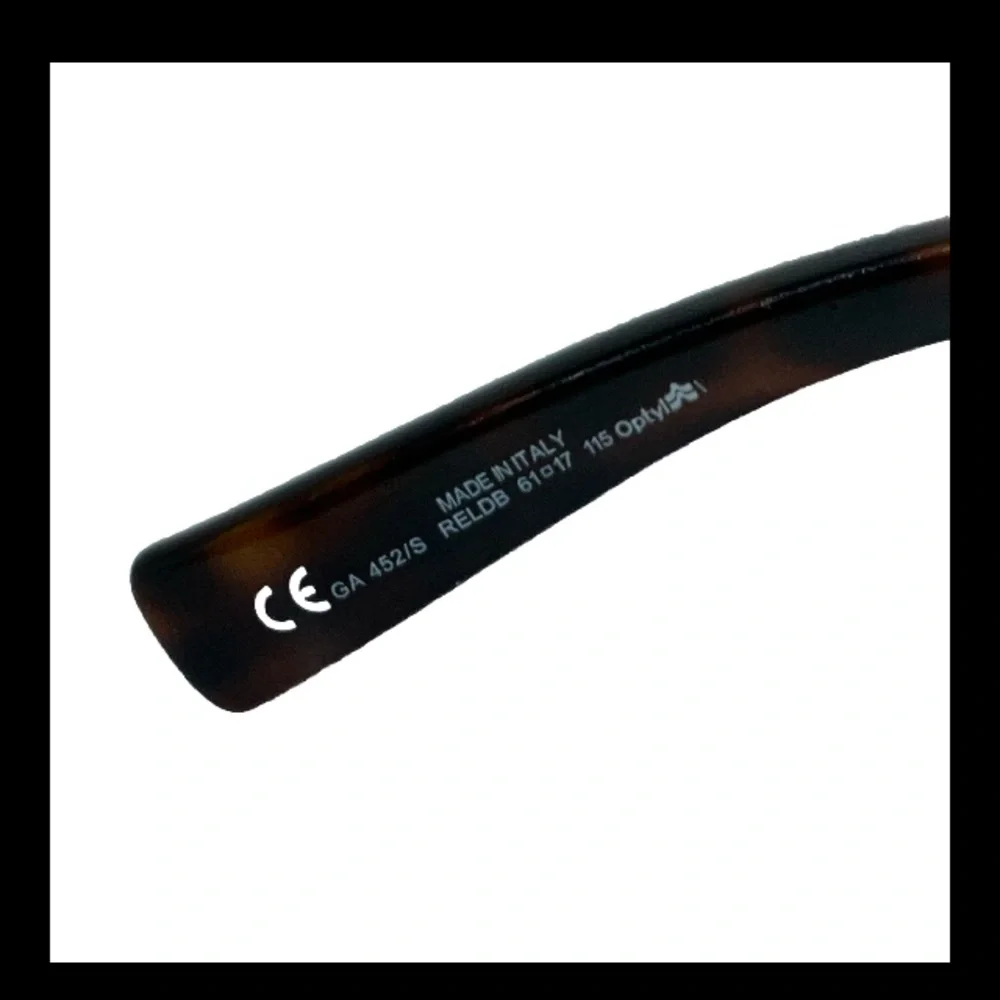 Vntg Giorgio Armani 452/s Authentic Oversized Women’s Sunglasses Tortoise Brown.